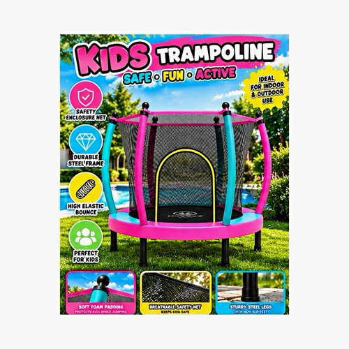 60in kids trampoline - 60in,