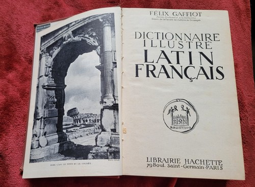 Ancien dictionnaire latin - dictionnaire,