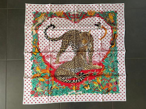 Foulard carré hermès - hermès, en
