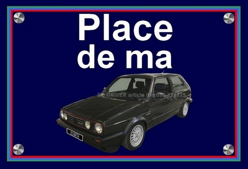 Plaque place ma volkswagen - de,