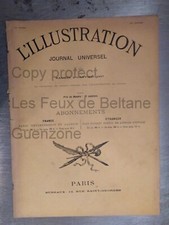 Couverture L'ILLUSTRATION janv 1897 publicités document Cover antique french mag