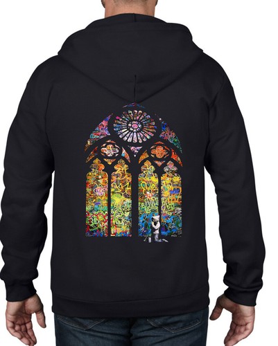 Banksy vitrail zippee - banksy,