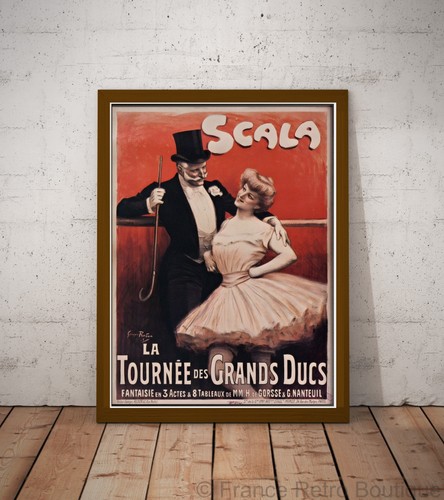 Affiche poster cabaret scala - ,