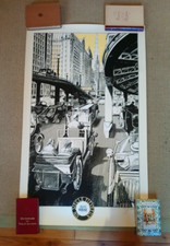 Schuiten "Un siècle fiévreux" Jules Verne / sérigraphie Numéroté Signé / TBE