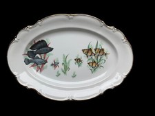 Plat poisson porcelaine - poisson,