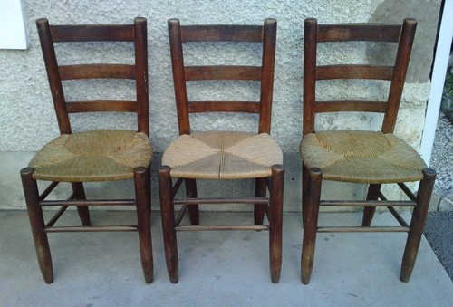 Lot chaises paillage - lot,