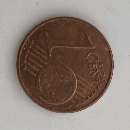 Pièce euro centime - centime, 2018