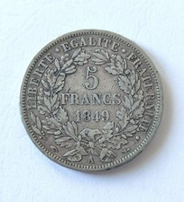 Monnaie 5 Francs Cérès 1849