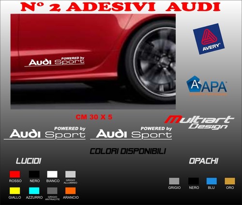 Adhésifs audi côté - adhÉsifs, 2x