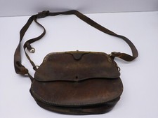 -ANCIENNE SACOCHE CUIR BESACE