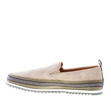 CAR SHOE chaussures homme shoes desert beige suede leather slip on KUD 734