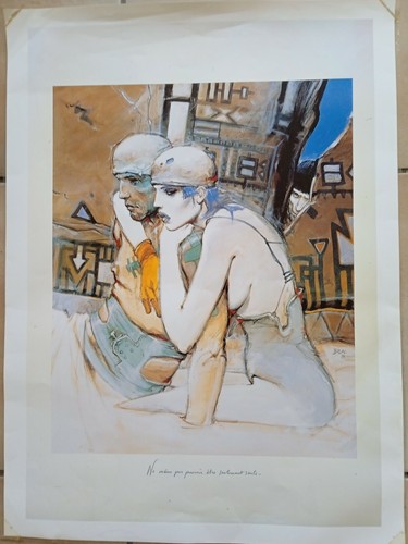 Affiche plastifiée enki bilal - plastifiée,