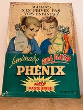 Tôle publicitaire embossée