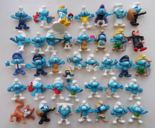 Lot figurine mac schtroumpf - figurine,