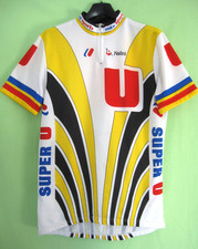 Maillot cycliste vintage Super U Raleigh Nalini FIGNON Laurent Jersey - 5 / XL