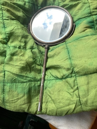 Ancien miroir barbier - de,