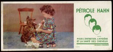 BUVARD PETROLE HAHN Santé des cheveux blotter Löscher.petite infirmière chien