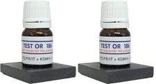 2X Kit réactif test testeur à tester l'or 18 k 750/1000ème 18 carats - KD89