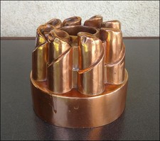 ANCIEN MOULE A GATEAU PATISSERIE COPPER CAKE MOLD XIXe