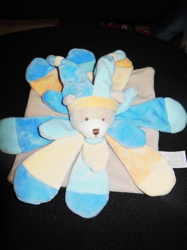 Doudou compagnie ours plat - compagnie,