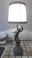 Lampe regule signée - lampe, regule.signée