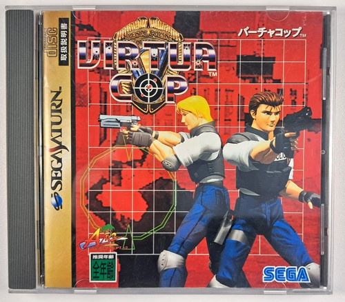Virtua cop jeu sega saturn - virtua,