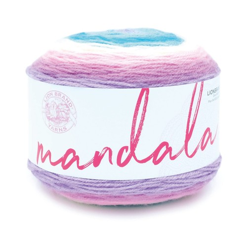 Mandala multicolor yarn - multicolor, for