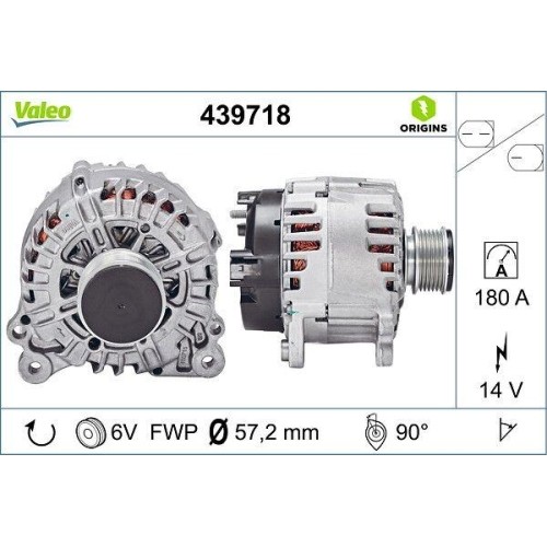 Alternateur valeo 439718 - alternateur,