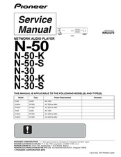 Service Manuel D'Instructions