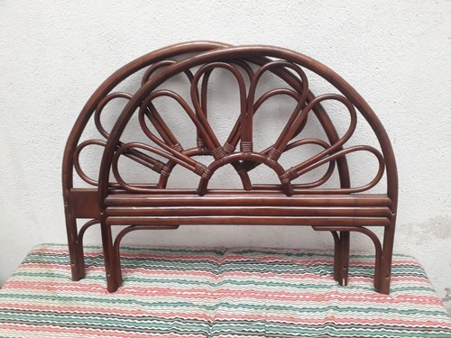 Vintage tete lit bois - vintage,