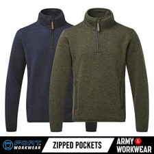 Sweat À Col Zippé 1/4 En