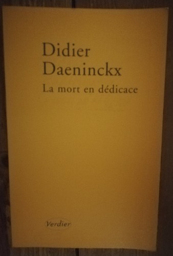 Didier daeninckx mort - daeninckx, la