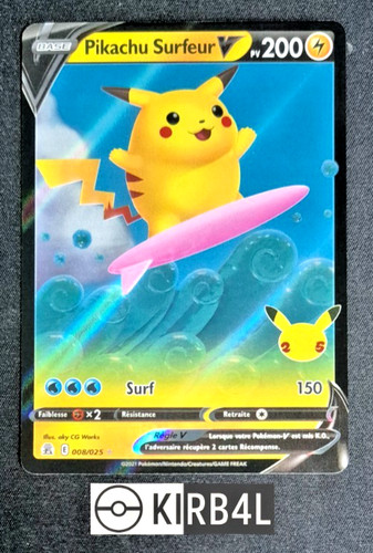 Carte pokémon pikachu - ⚡,