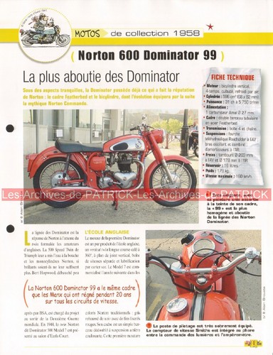 Norton 600 dominator model - norton,