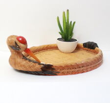 Grand plateau exotique en bambou