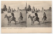 EGYPTE - Egypt - Old Postcard - LE CAIRE - Cairo - Carte Stereo Tombeaux Califes