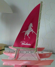 LOT DE 2 X KIT MAQUETTE BATEAU TRIMARAN / CATAMARAN - POULAIN CHOCOLATS