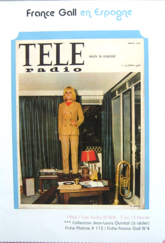 Fiche magazine 1966 tele - magazine,