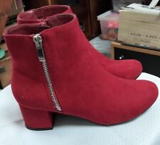 Bottines rouge taille 37