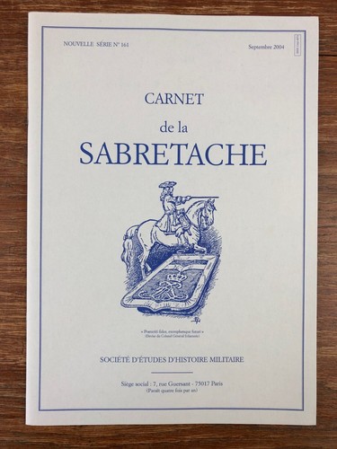 Carnet sabretache 161 - carnet, la