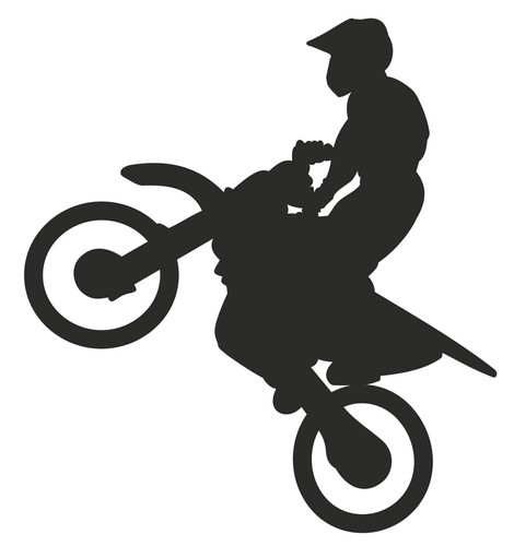 Autocollant moto cross - autocollant,
