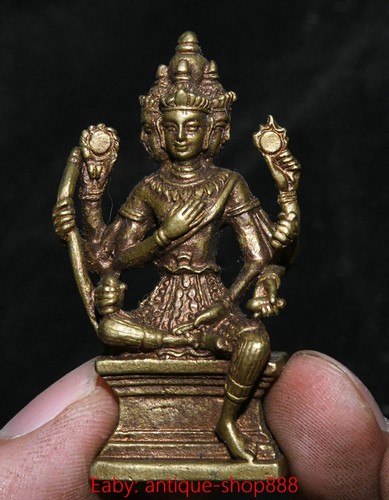 Old xizang bronze - bronze, head