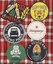 6 Sous Bock Bière Brasserie Micro Craft Meteor Schutzenberger La Fondation Paris