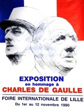AFFICHE  POSTER DE GAULLE