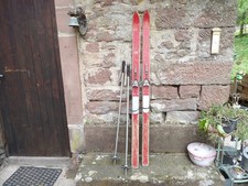 Anciens skis bois enfant,avec