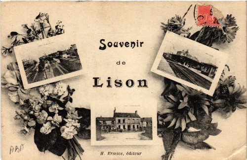 Cpa souvenir lison - de, (516581)