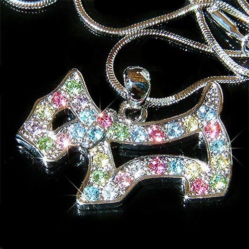 Collier chaîne westie scottie - collier,