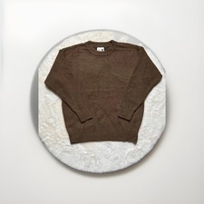 Pull laine marron hyper stylé