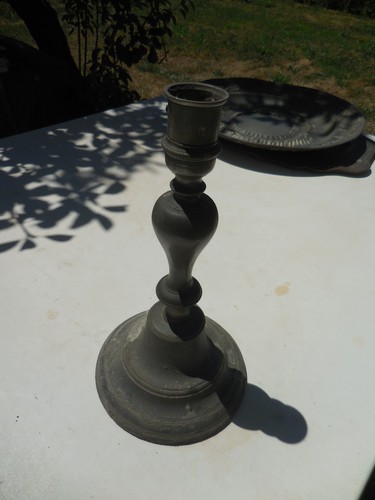 Ancien bougeoir chandelier - bougeoir, /