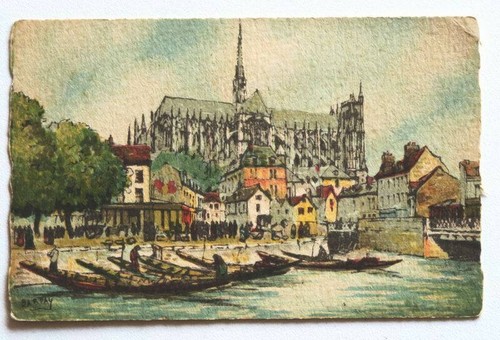 Cpa carte postale - carte,